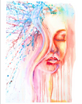 New Creation - Watercolor Painting Art Print by Amanda Kiser